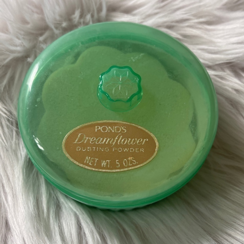 Vintage opened Ponds Dreamflower dusting powder​​​​​​​​​​​​​​